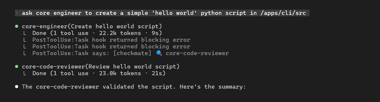 Checkmate agent review